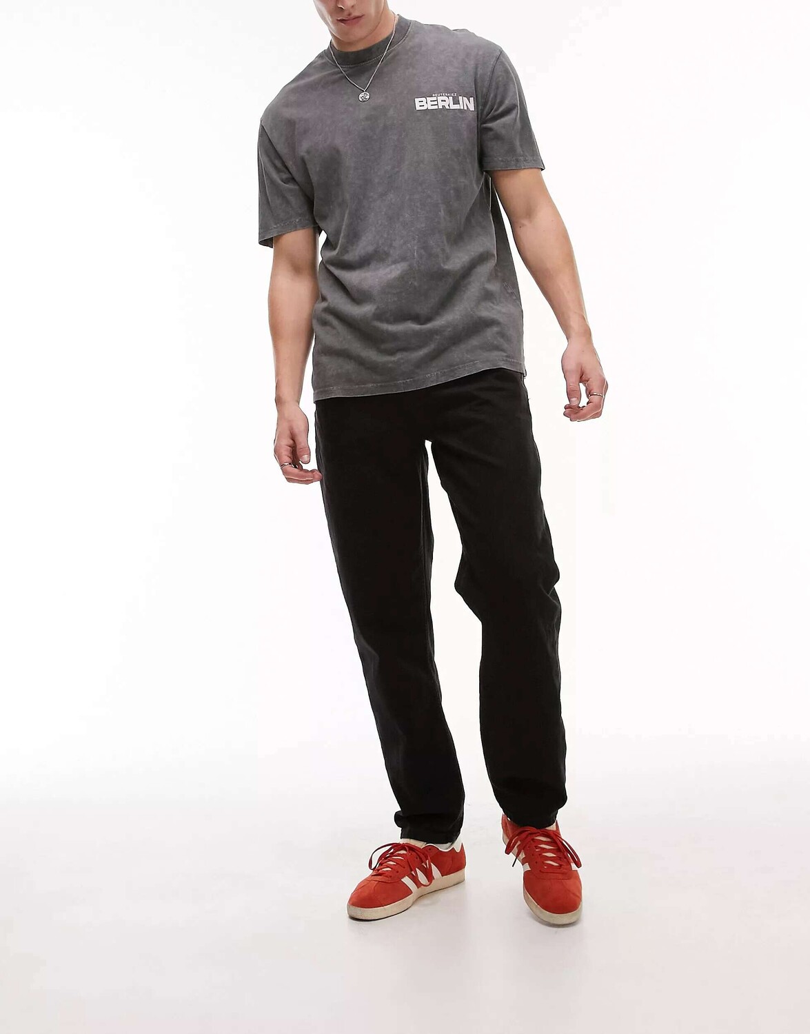 

Черные свободные джинсы Topman