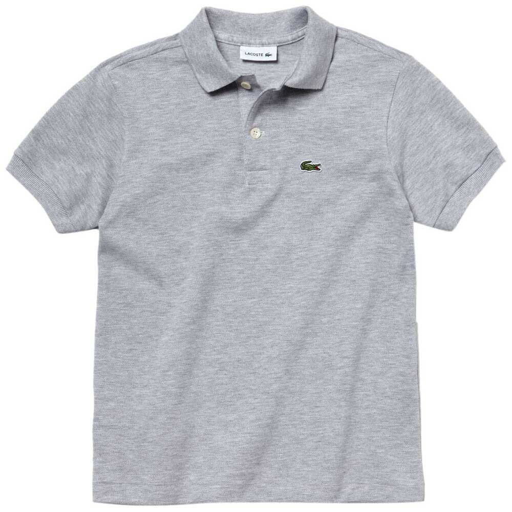

Поло с коротким рукавом Lacoste Petit Piqué, серый
