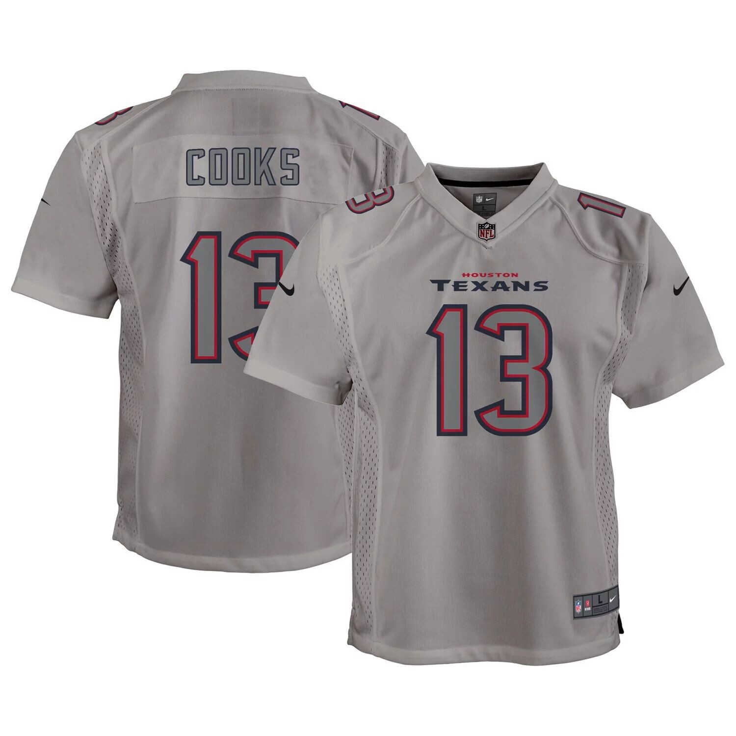 

Молодежная футболка Nike Brandin Cooks Grey Houston Texans AtmSphere Game Джерси Nike