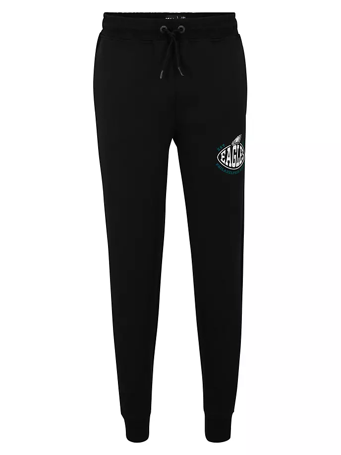 

Спортивные брюки из хлопковой смеси BOSS x NFL с совместным брендингом Boss, цвет eagles charcoal