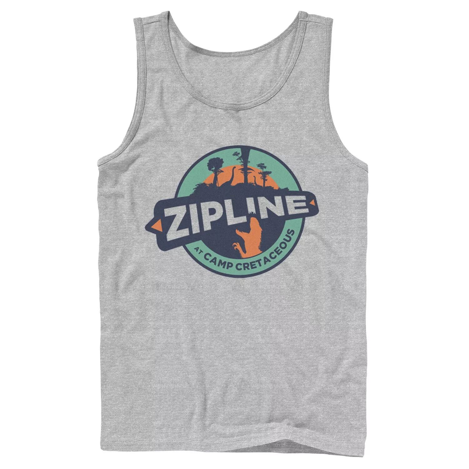 

Мужская майка Jurassic World: Camp Cretaceous Zipline Logo Licensed Character