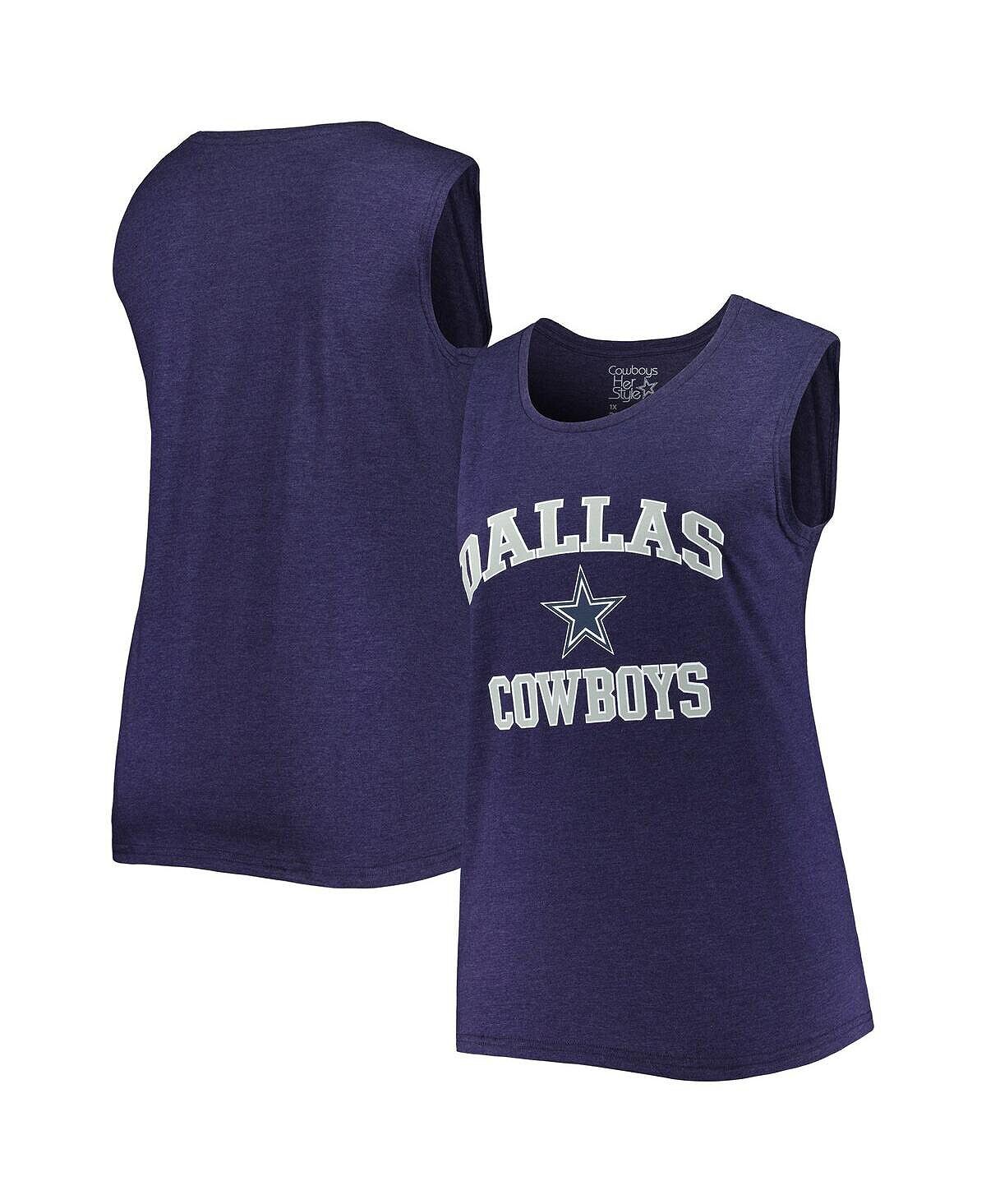 

Женская фирменная темно-синяя майка Dallas Cowboys больших размеров Fanatics, темно-синий