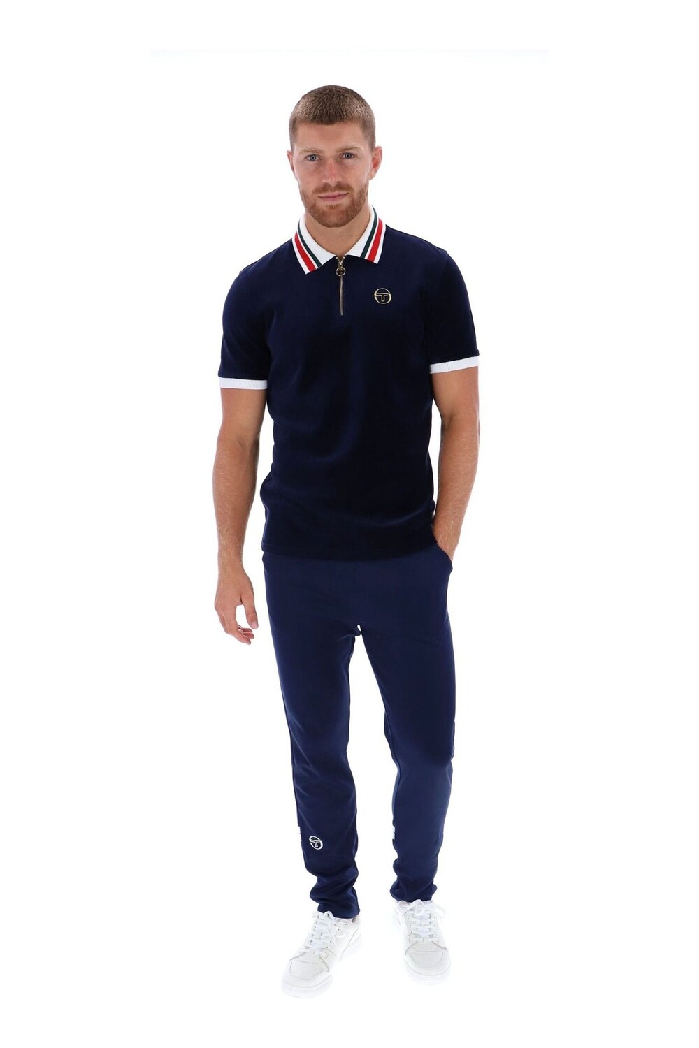 

Рубашка поло из Махони Sergio Tacchini, синий