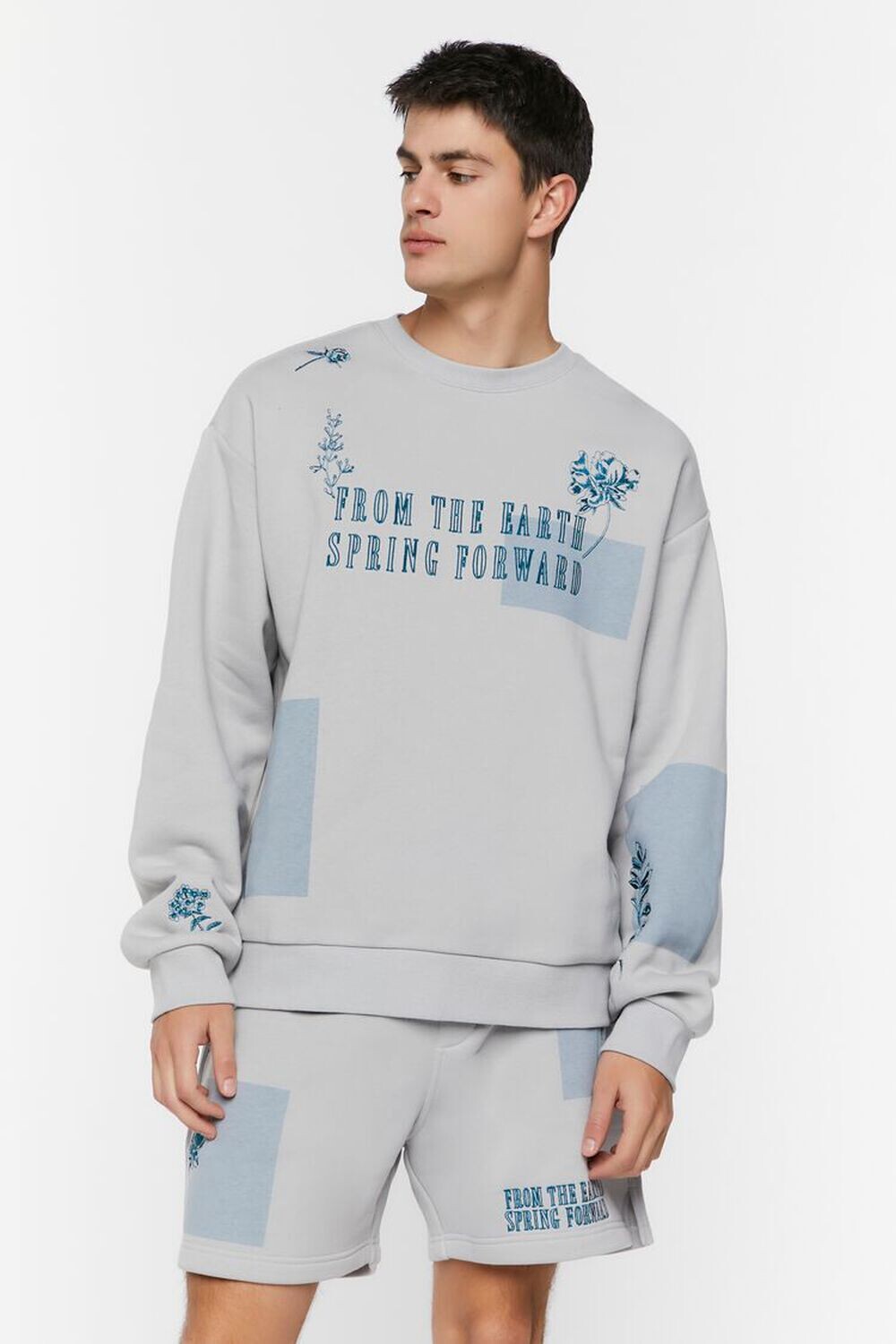 

Шорты с графическим рисунком Spring Forward Forever 21, серый
