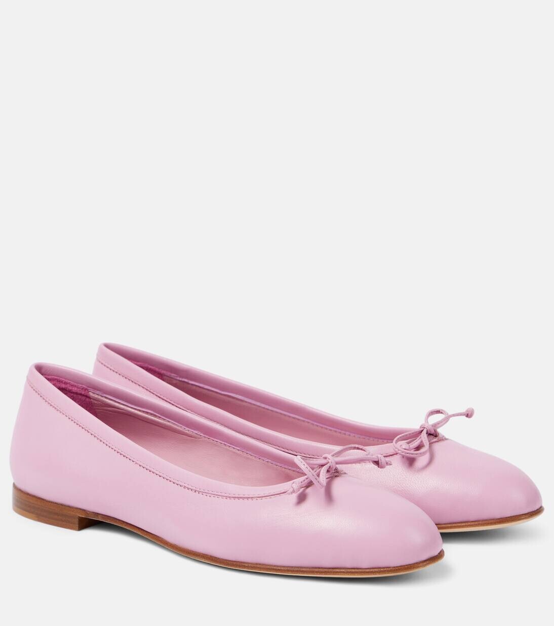 

Кожаные балетки Verallii Manolo Blahnik, цвет lpur