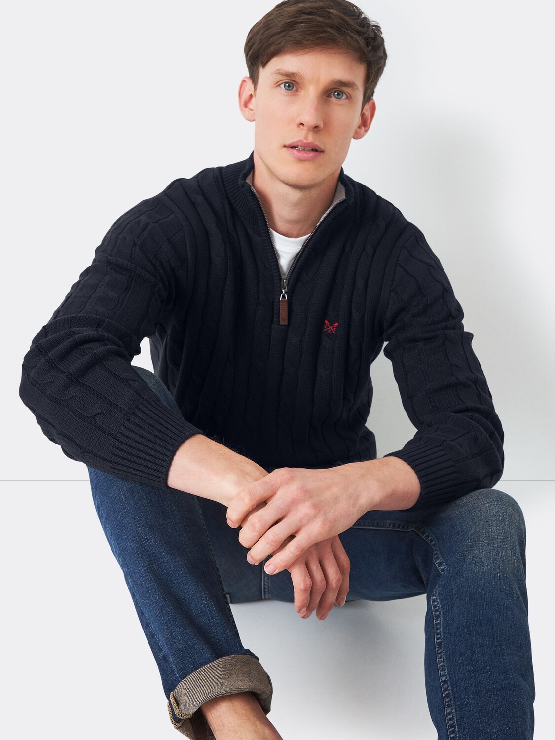 

Джемпер на молнии Crew Clothing Regatta, темно-синий