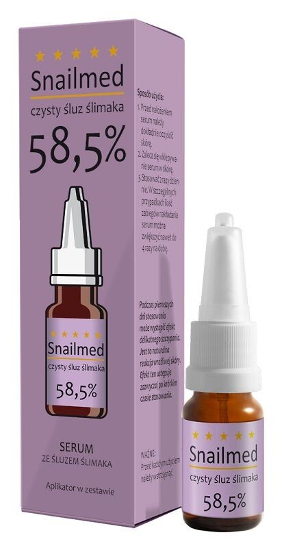 Snailmed Czysty Śluz Ślimaka 58,5% питательная сыворотка для лица, 8 ml