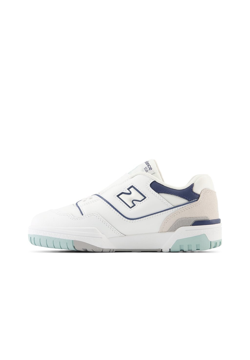 

Полукеды New Balance, белые nb темно-синие
