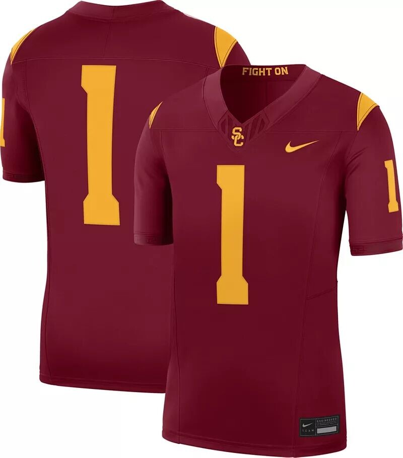 

Мужское футбольное джерси Nike USC Trojans Cardinal Dri-FIT Limited