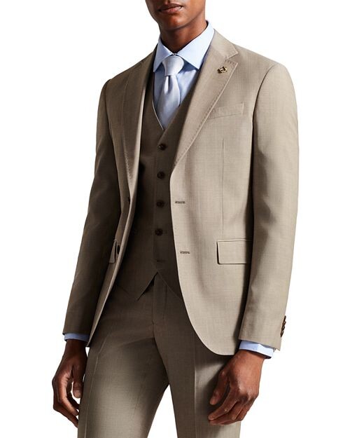 

Жилет Alconaw из акульей кожи Ted Baker, цвет Tan/Beige