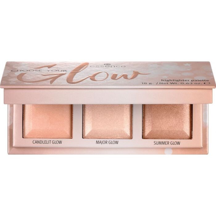

Хайлайтер Choose your Glow Paleta de Iluminadores Essence, Multicolor