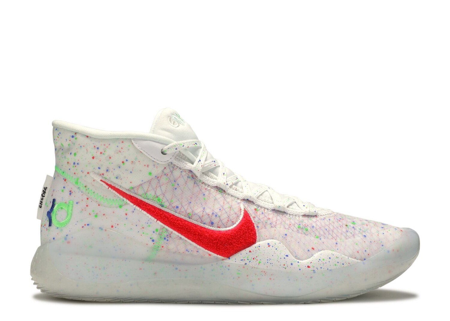

Кроссовки Nike Enspire X Kd 12 'White', белый, Белый;серый