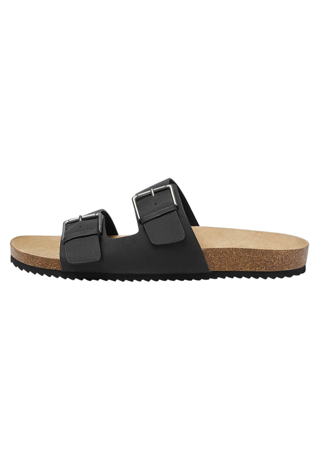 

Мюли на плоской подошве MIT DOPPELTER SCHNALLE PULL&BEAR, цвет black
