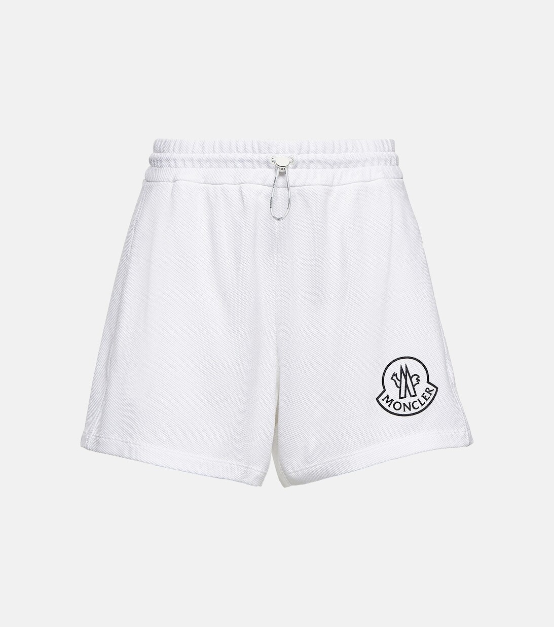 

Шорты с кулиской и логотипом MONCLER, белый