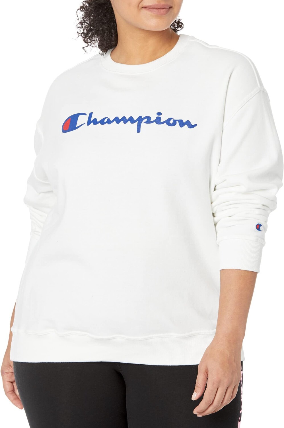 

Толстовка Plus Size Powerblend Crew Champion, белый