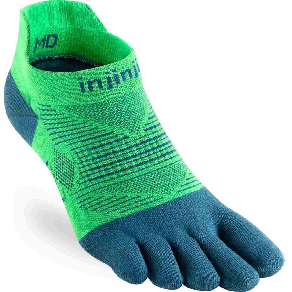 

Носки Injinji Lightweight No Show, зеленый
