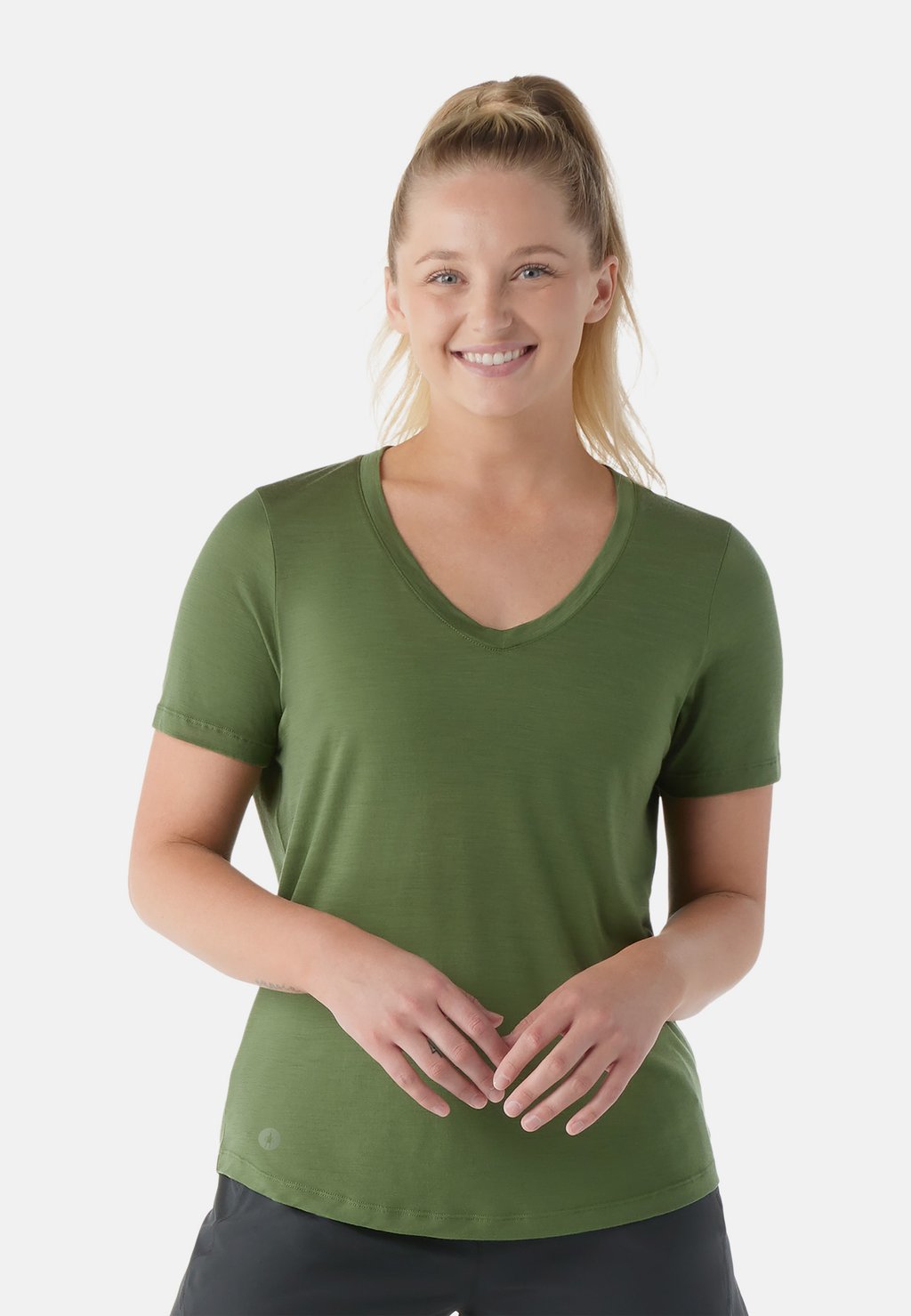 цена Спортивная футболка Smartwool, зеленый