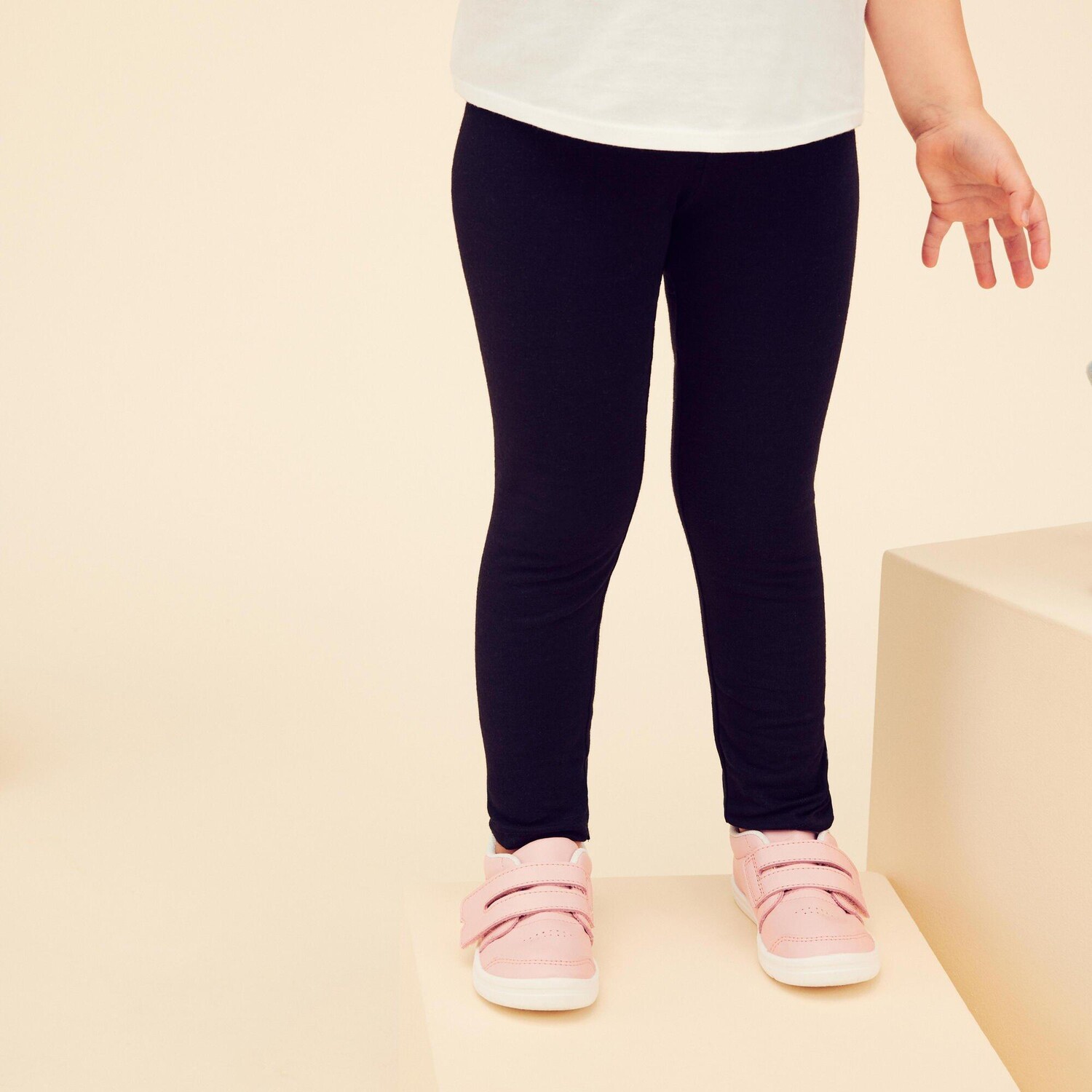

Базовые хлопковые леггинсы Decathlon Domyos, черный
