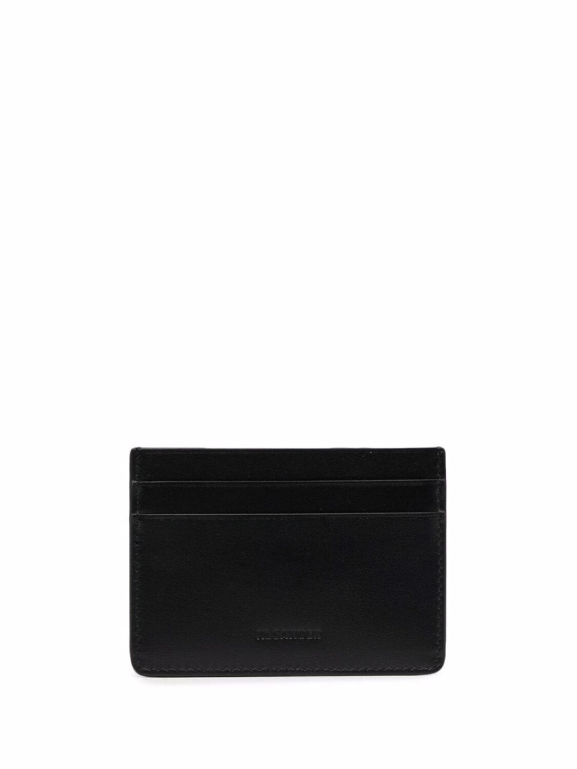 

Jil Sander картхолдер с тисненым логотипом, черный
