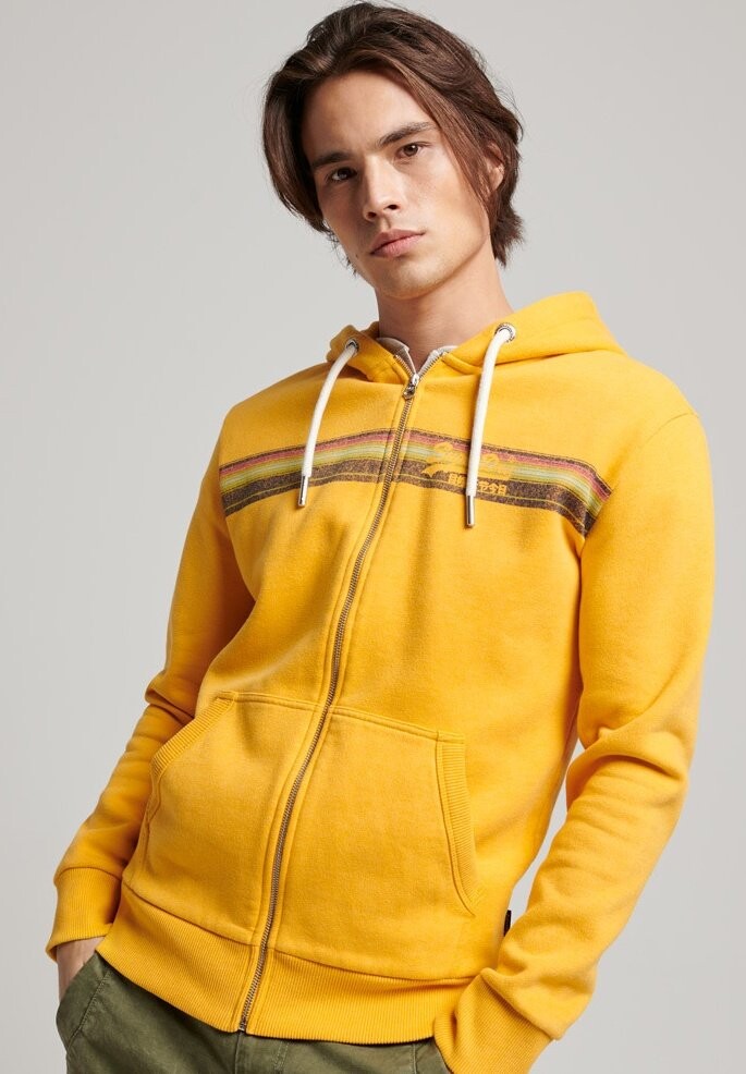 

Толстовка на молнии Superdry, Желтый