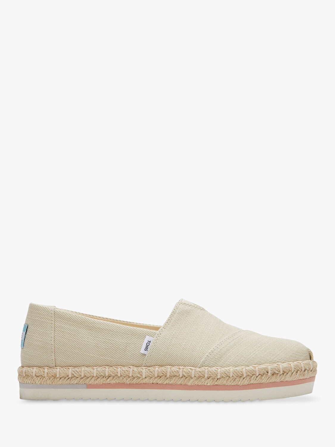 

TOMS Alpargata Эспадрильи на платформе, натуральный цвет