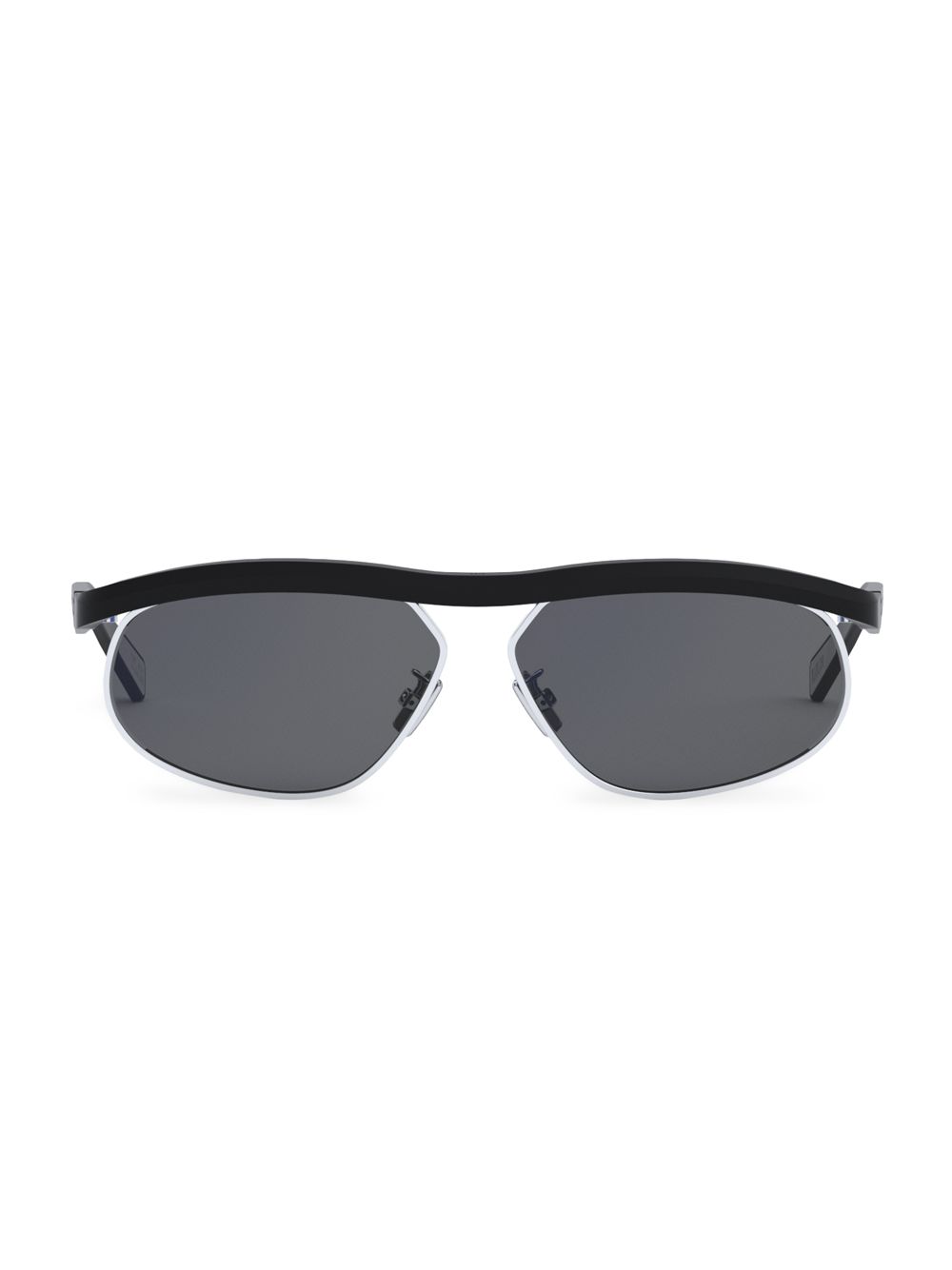 Овальные солнцезащитные очки Diorider S1U 60MM Dior, черный овальные солнцезащитные очки 60mm web фиолетовый