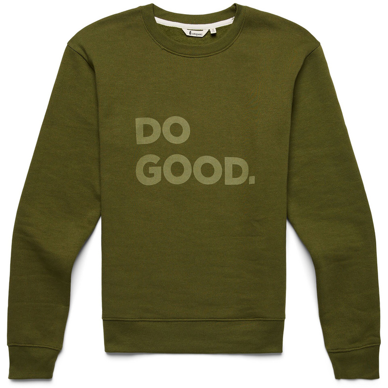 Женский свитер Do Good из органического материала с круглым вырезом Cotopaxi, оливковый