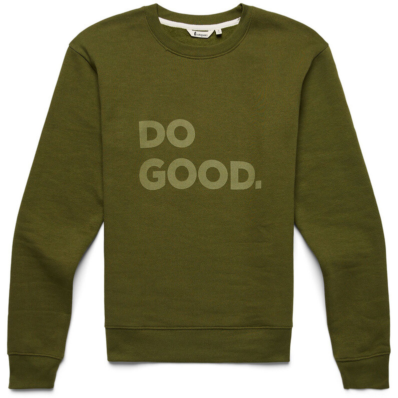 

Женский свитер Do Good из органического материала с круглым вырезом Cotopaxi, оливковый