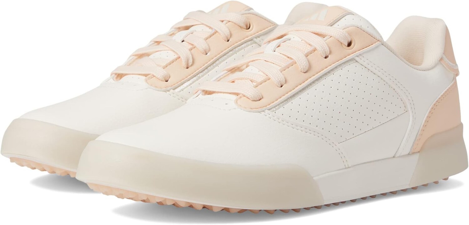 

Кроссовки Retrocross Spikeless Golf Shoes adidas, цвет Chalk White/Chalk White/Bliss Orange