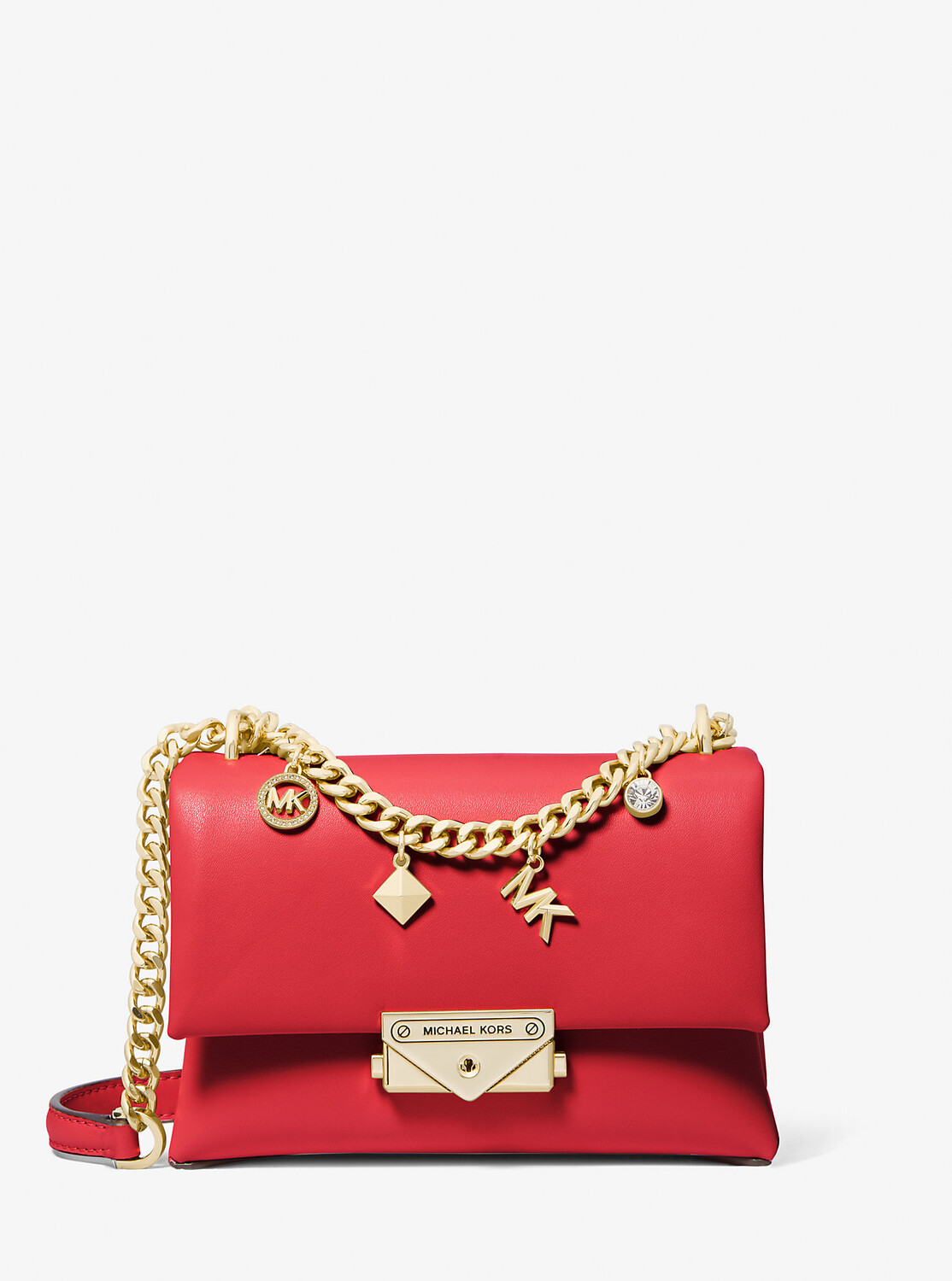 

Маленькая сумка через плечо Cece с украшением Michael Kors, красный