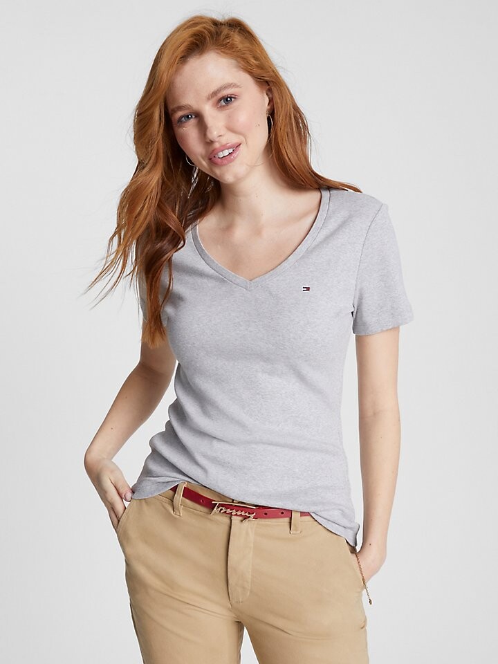 

Любимая футболка с v-образным вырезом Tommy Hilfiger
