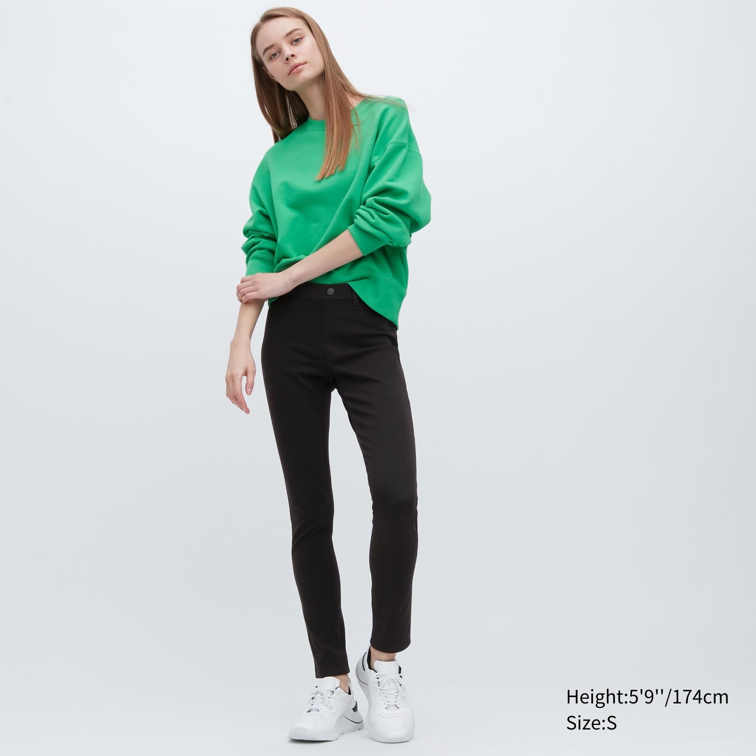 

Брюки-леггинсы ультра-эластичности (длинные) Uniqlo, черный