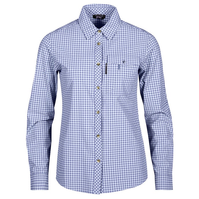 

Блуза Halti Kota L/S Check Shirt, цвет Halogen Blue Print