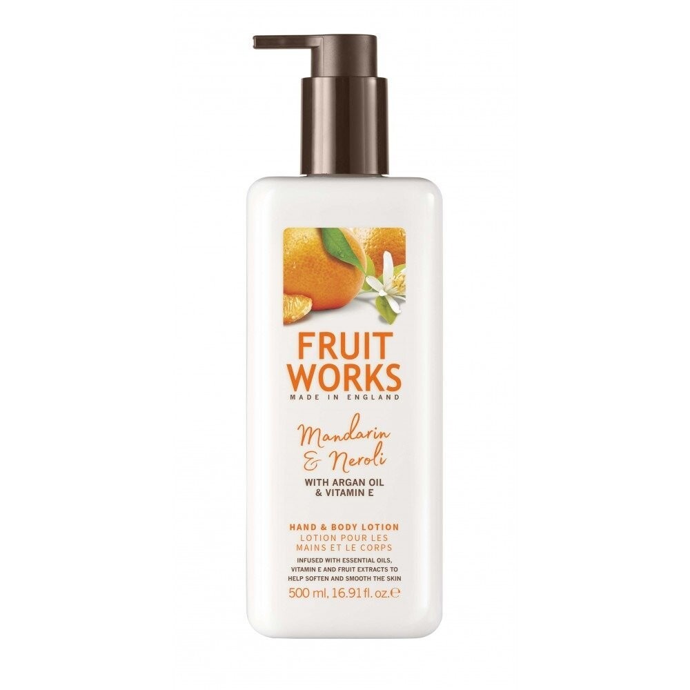 

Grace Cole, Fruit Works, бальзам для тела и рук «Мандарин и нероли», 500 мл