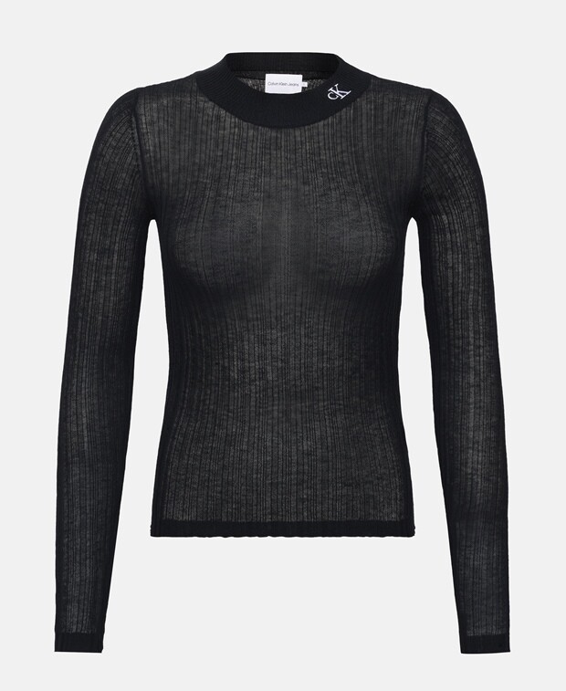 

Джемпер с длинными рукавами Calvin Klein Jeans, черный