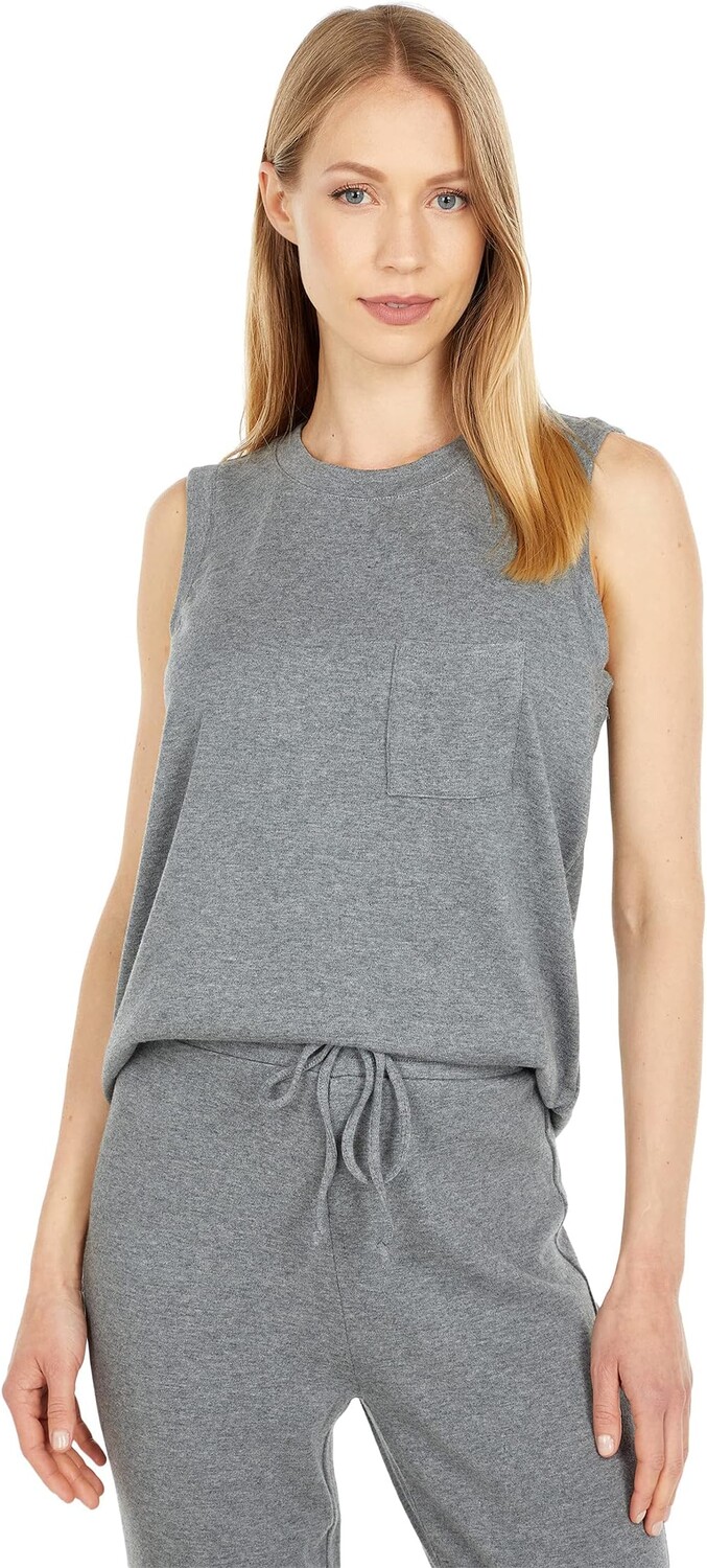 

Топ Madewell MWL Breeze Muscle Tank, цвет Heather Zinc