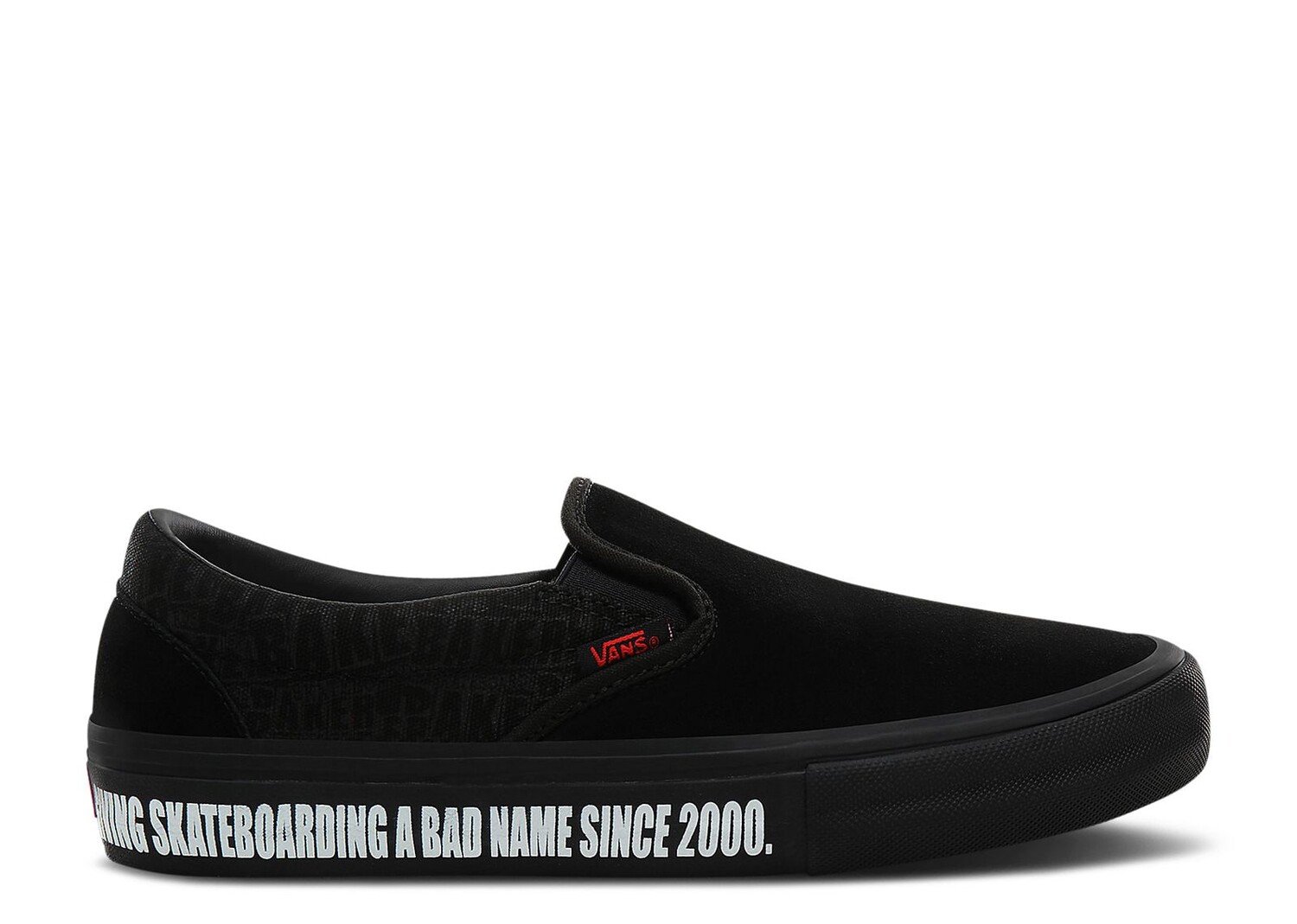 

Кроссовки Vans Baker Skateboards X Slip-On Pro 'Since 2000', черный