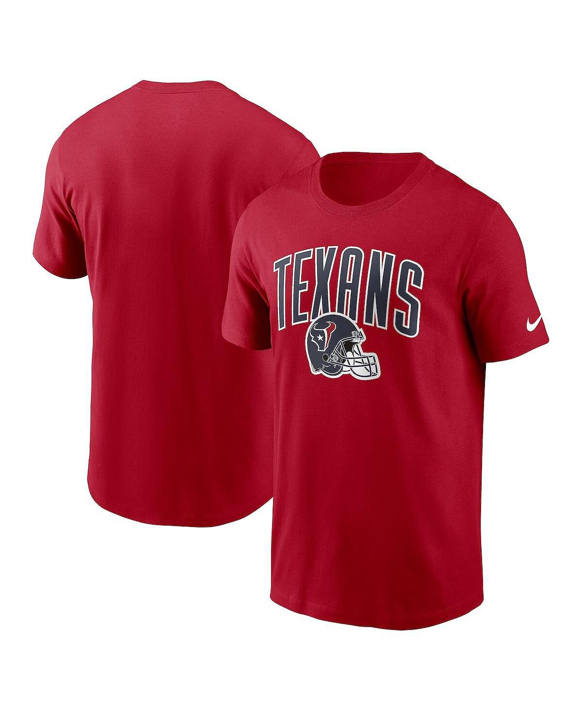 

Мужская красная спортивная футболка Houston Texans Team Nike, Красный
