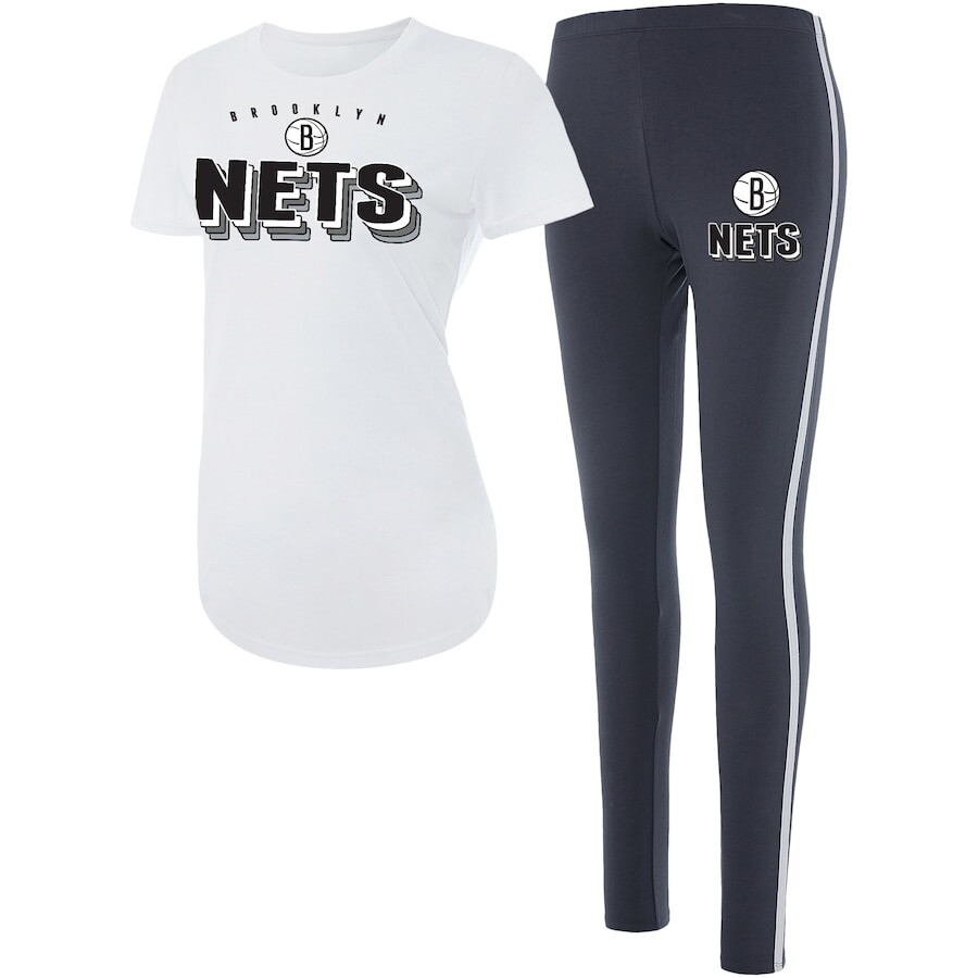 

Пижамный комплект Concepts Sport Brooklyn Nets, белый