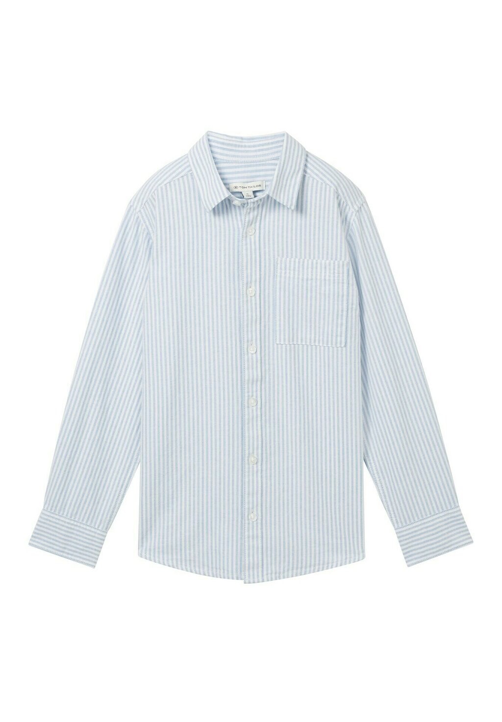 

Рубашка TOM TAILOR, цвет middle blue white stripe