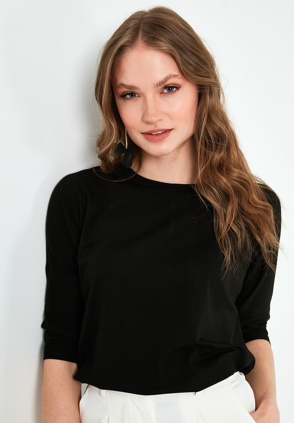 

Рубашка с длинным рукавом LELA, черный