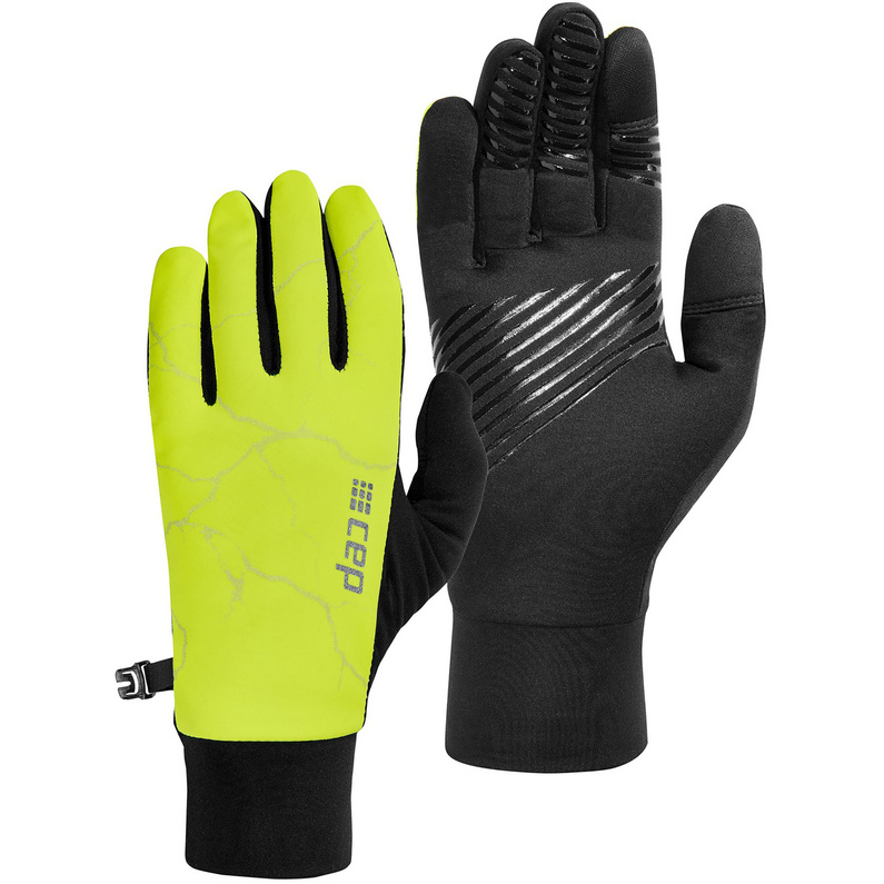 Светоотражающие перчатки CEP, черный перчатки cep размер m черный