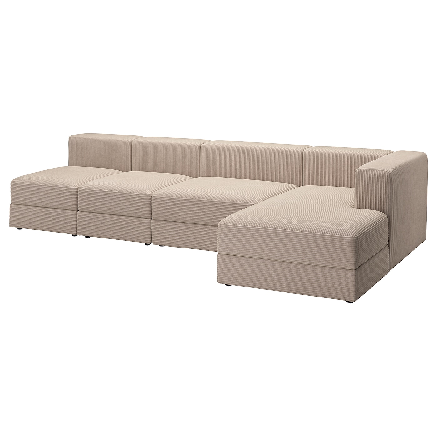 ДЖЭТТЕБО 5-местный диван + диван, правый/Самсала серый бежевый JÄTTEBO IKEA