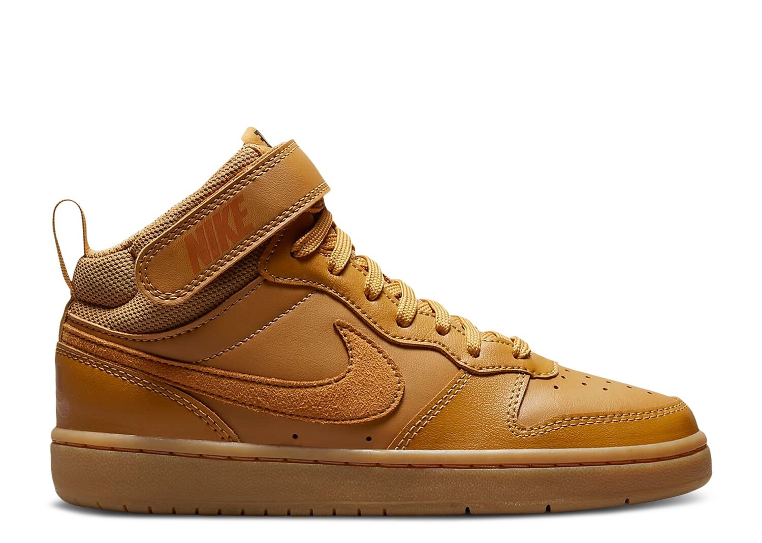 цена Кроссовки Nike Court Borough Mid 2 Gs 'Wheat', коричневый