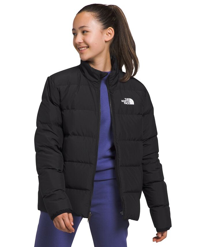 

Двусторонний пуховик North для больших девочек The North Face, черный