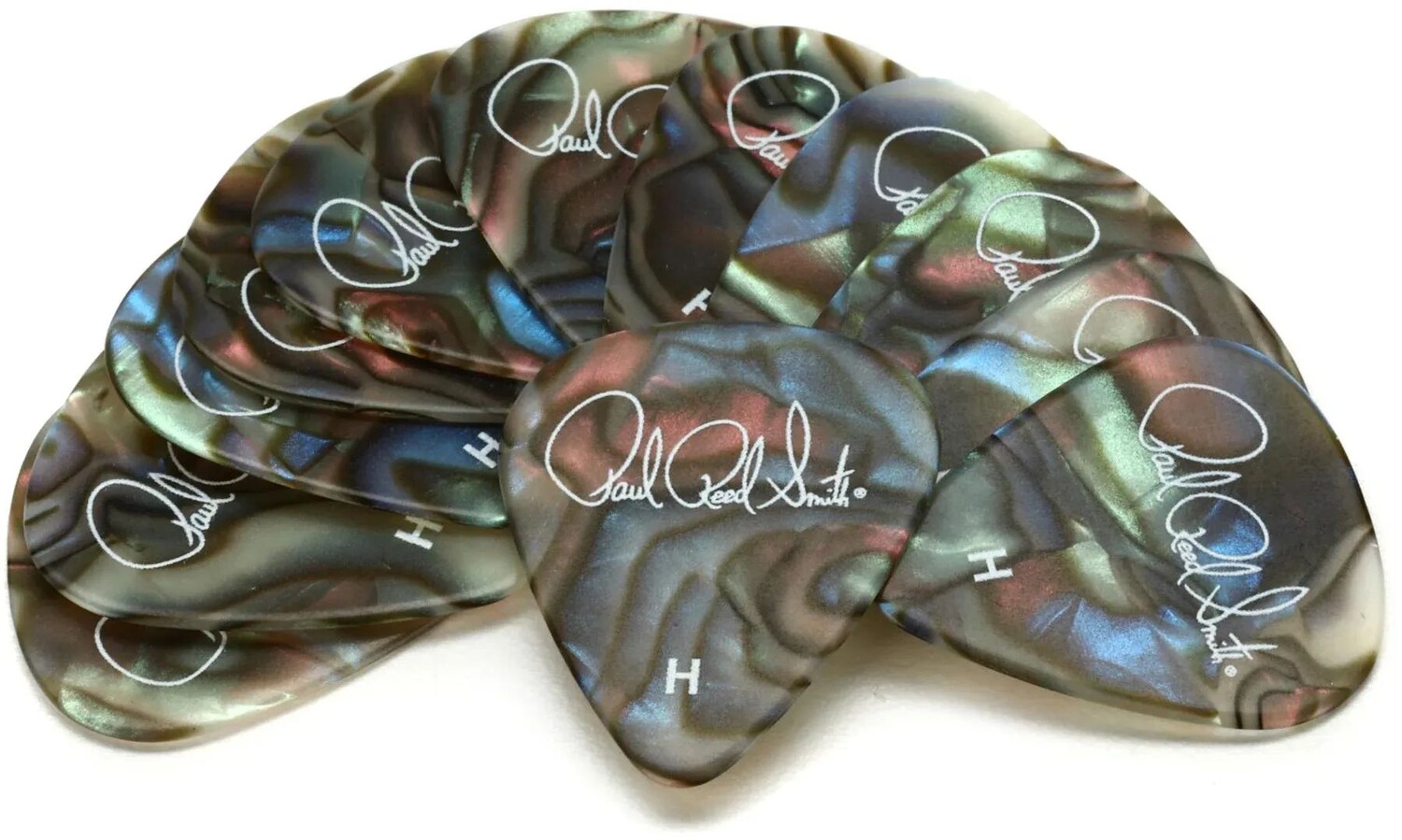 

Целлулоидные медиаторы для гитары PRS Abalone Shell — тяжелые, 12 шт.