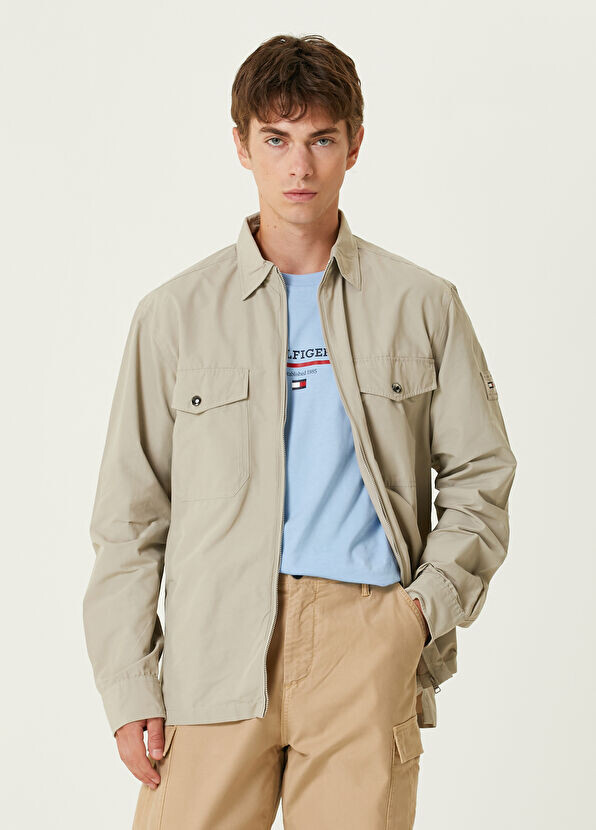

Верхняя рубашка Tommy Hilfiger, бежевый