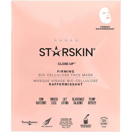 

Starskin Close-Up Укрепляющая кокосовая биоцеллюлозная маска для лица «Вторая кожа»