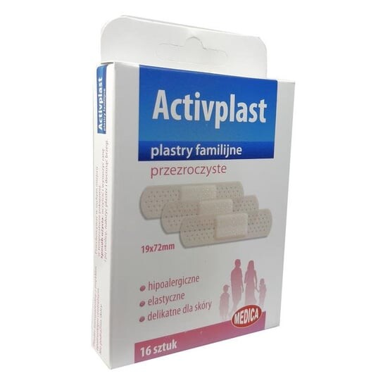 

Activ plast, Прозрачные семейные пластыри, 16 шт.