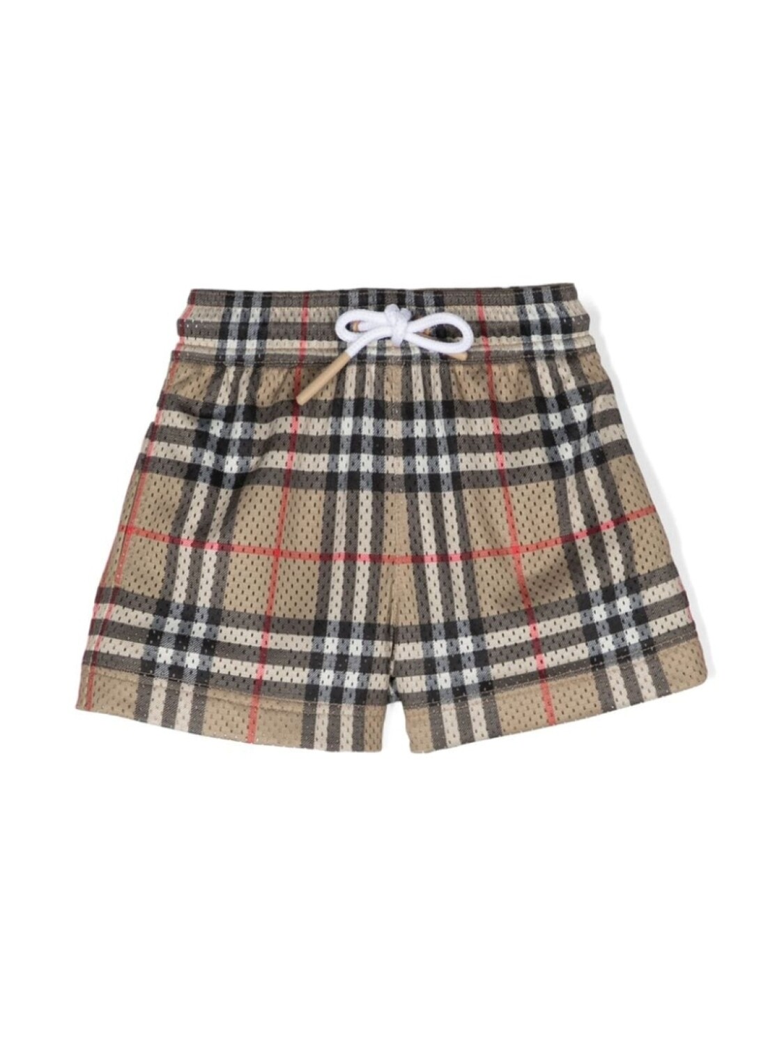 

Burberry Kids плавки-шорты в клетку Vintage Check, нейтральный цвет